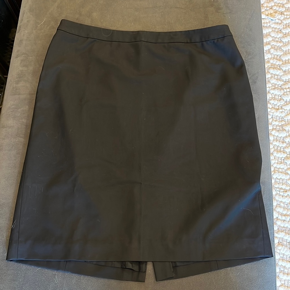 LOFT Suit Skirt 12 Lined Black